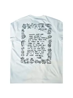 T- SHIRT BLANCA GRAFITTIS