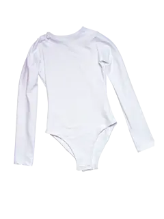 BODY MANGA LARGA BLANCO
